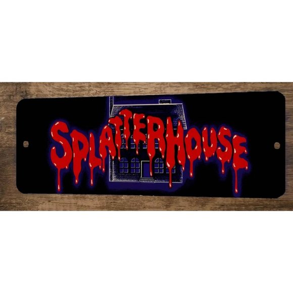 Splatterhouse Arcade‎ 4x12 Metal Wall Video Game Sign - Picture 1 of 1